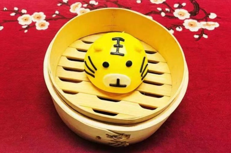 T03.萌虎豆沙包 Tiger Red Bean paste buns (6粒/包)
