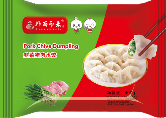韭菜猪肉水饺（400G)